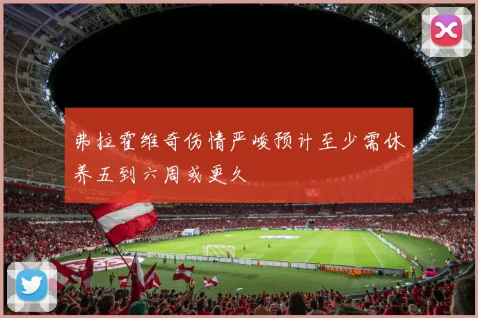 弗拉霍维奇伤情严峻预计至少需休养五到六周或更久